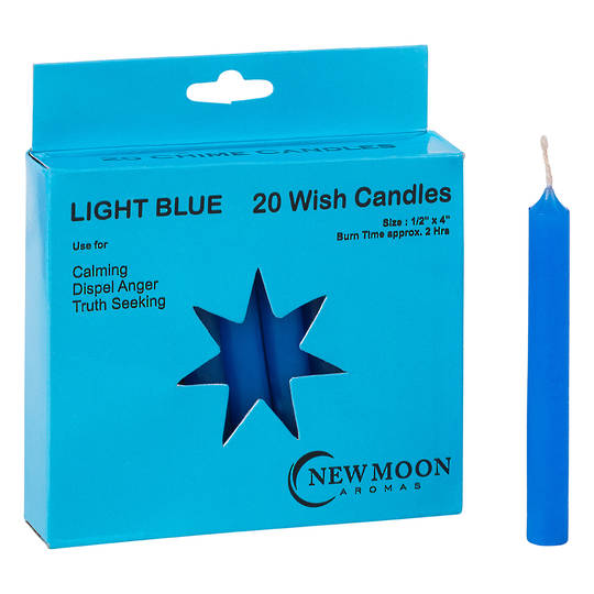 Wish Candle  (20 Pack) Light Blue